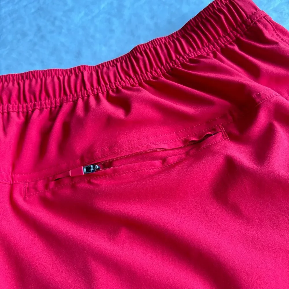 George Jammer Swim Shorts Mens 3XL Red Athletic Trunks Relaxed Fit‎ Liner NEW